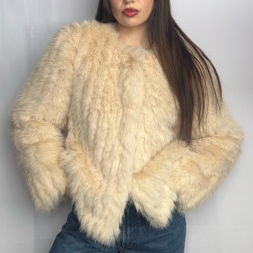 Gentle Fawn Cream Teddy Jacket